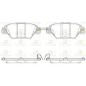 Conjunto de 4 pastilhas de freio ROADHOUSE 21712.04