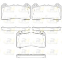 Conjunto de 4 pastilhas de freio ROADHOUSE 21736.02