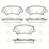 Conjunto de 4 pastilhas de freio ROADHOUSE 21804.02