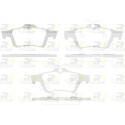 Conjunto de 4 pastilhas de freio ROADHOUSE 2842.12