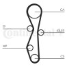 Conjunto de correias dentadas ContiTech CT1140K2