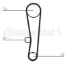 Conjunto de correias dentadas ContiTech CT568K1