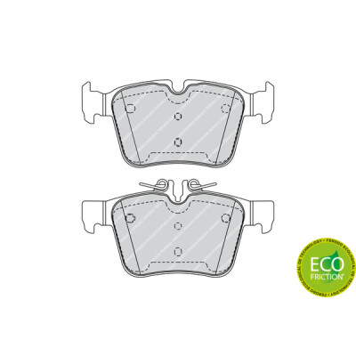 Conjunto de 4 pastilhas de freio FERODO FDB4487