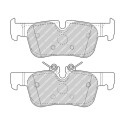 Conjunto de 4 pastilhas de freio FERODO FDB4954