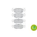 Conjunto de 4 pastilhas de freio FERODO FDB4866