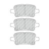 Conjunto de 4 pastilhas de freio FERODO FDB4938