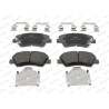 Conjunto de 4 pastilhas de freio FERODO FDB4623