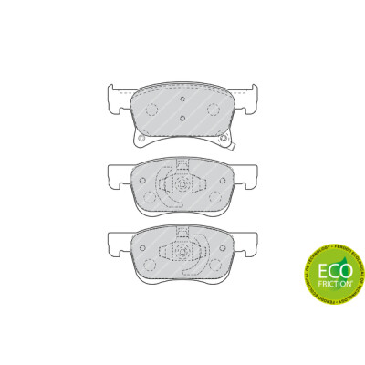Conjunto de 4 pastilhas de freio FERODO FDB4841