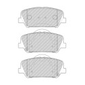 Conjunto de 4 pastilhas de freio FERODO FDB4984