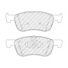 Conjunto de 4 pastilhas de freio FERODO FDB4816