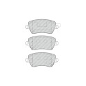 Conjunto de 4 pastilhas de freio FERODO FDB4966