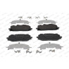 Conjunto de 4 pastilhas de freio FERODO FDB4967