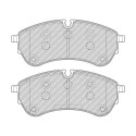 Conjunto de 4 pastilhas de freio FERODO FVR5067