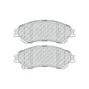 Conjunto de 4 pastilhas de freio FERODO FDB4884