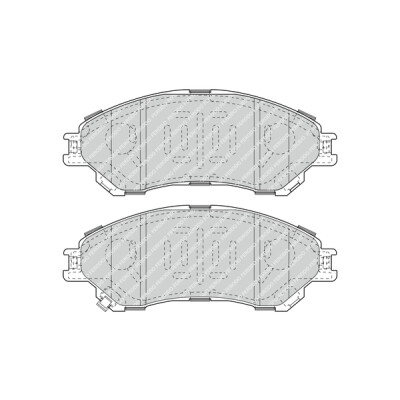 Conjunto de 4 pastilhas de freio FERODO FDB4884
