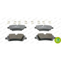 Conjunto de 4 pastilhas de freio FERODO FDB4678