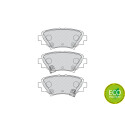 Conjunto de 4 pastilhas de freio FERODO FDB4700