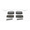 Conjunto de 4 pastilhas de freio FERODO FDB173