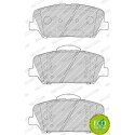 Conjunto de 4 pastilhas de freio FERODO FDB4703