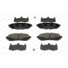 Conjunto de 4 pastilhas de freio FERODO FDB4891