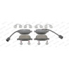 Conjunto de 4 pastilhas de freio FERODO FDB4692