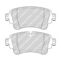 Conjunto de 4 pastilhas de freio FERODO FDB4807