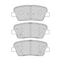 Conjunto de 4 pastilhas de freio FERODO FDB4391