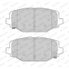 Conjunto de 4 pastilhas de freio FERODO FDB4778