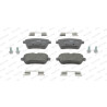 Conjunto de 4 pastilhas de freio FERODO FDB4261