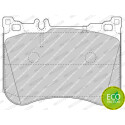 Conjunto de 4 pastilhas de freio FERODO FDB4800