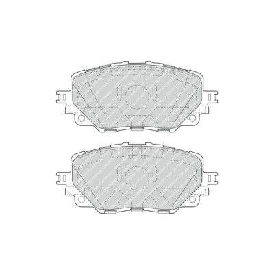 Conjunto de 4 pastilhas de freio FERODO FDB4873
