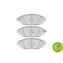 Conjunto de 4 pastilhas de freio FERODO FDB4669