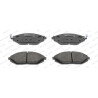 Conjunto de 4 pastilhas de freio FERODO FDB4669