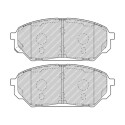 Conjunto de 4 pastilhas de freio FERODO FDB4889