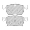 Conjunto de 4 pastilhas de freio FERODO FDB4894