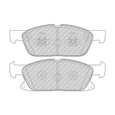 Conjunto de 4 pastilhas de freio FERODO FDB5087