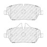 Conjunto de 4 pastilhas de freio FERODO FDB5092