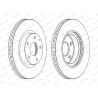 Conjunto de discos de freio FERODO DDF2465C