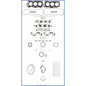 Jogo de juntas do motor MULTILAYER STEEL