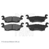 Conjunto de 4 pastilhas de freio Blueprint ADA104222BLU