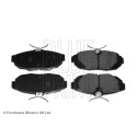Conjunto de 4 pastilhas de freio Blueprint ADA104257BLU