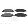 Conjunto de 4 pastilhas de freio BLUEPRINT ADA104261