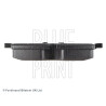Conjunto de 4 pastilhas de freio BLUEPRINT ADB114216BLU