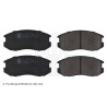 Conjunto de 4 pastilhas de freio BLUEPRINT ADC44245