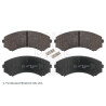 Conjunto de 4 pastilhas de freio BLUEPRINT ADC44261BLU