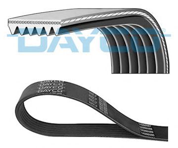 Correia trapezoidal nervurada DAYCO 6PK2870