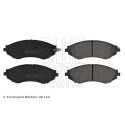 Conjunto de 4 pastilhas de freio BLUEPRINT ADG04207BLU