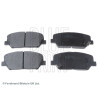 Conjunto de 4 pastilhas de freio BLUEPRINT ADG042140BLU