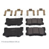 Conjunto de 4 pastilhas de freio BLUEPRINT ADG042155BLU