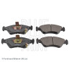 Conjunto de 4 pastilhas de freio BLUEPRINT ADG04226BLU